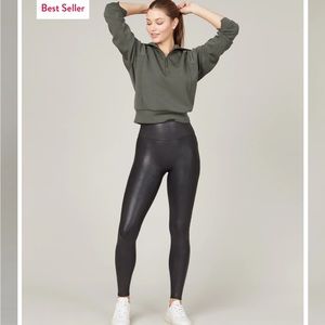 Spanx faux leather leggings
